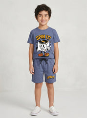 Boys Spin It Music Short Set