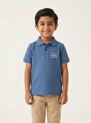 Boys Steel Blue Polo