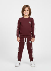 Adidas Logo With 3 White stripes Winter Tracksuit For Boys