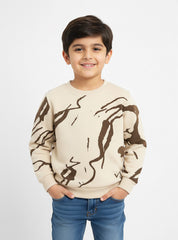 Comfort Fit Commando Art Sweatshirt for Kids