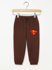 Superman Breathable Fleece Fabric Trouser For Boys