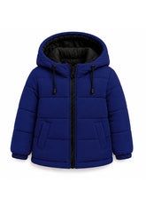 Boys Winter Puffer Blue Jacket