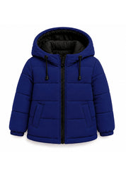 Boys Winter Puffer Blue Jacket