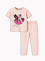Girls Rose Fairy Lounge Set