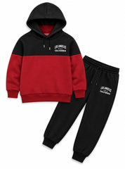 Boys Winter Hoodie Set Los Angeles Colorblock