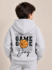 Boys Winter Hoodie Game Time