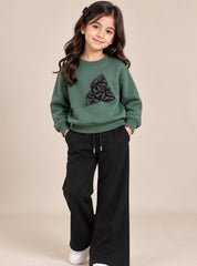 Girls Winter Set Evergreen Noir