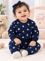 Toddler Winter Set Navy Daisy Dream