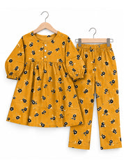 Girls 2-Piece Suit Mustard Meadow