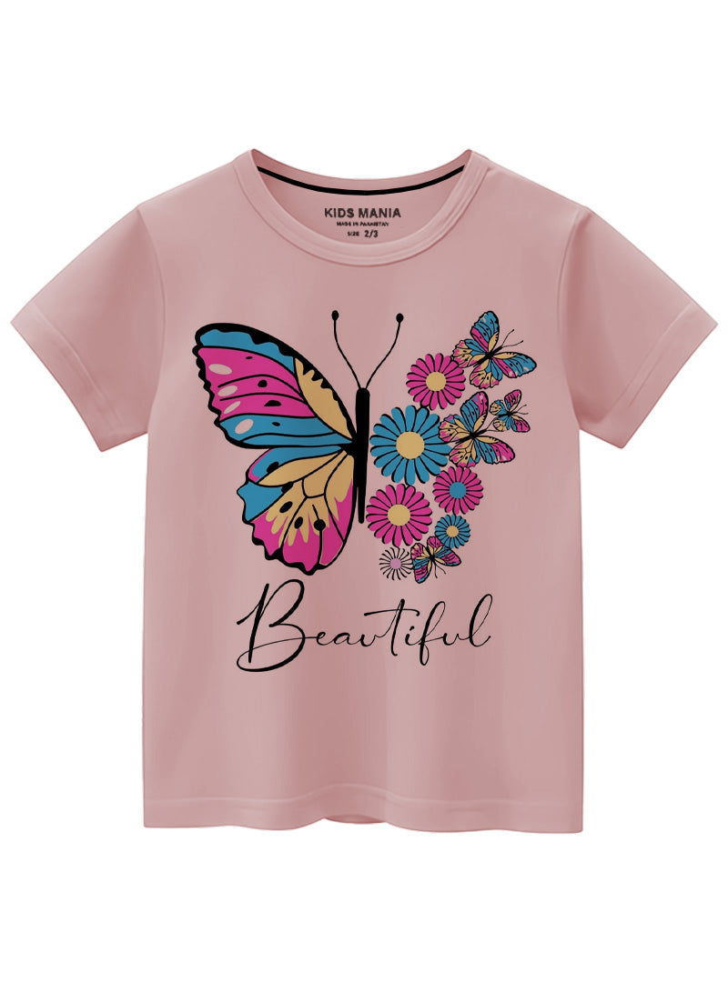 Beautiful Fashionable Cotton T-Shirts For Girls - Main Image