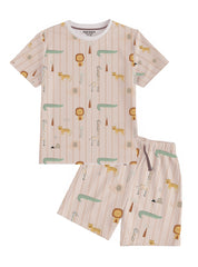 Everyday wear soft cotton shorts set for boys
