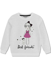 Best Friends Warm Fleece Sweatshirts For Girls