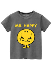Mr happy Cartoon Cotton jersey Summer Shirt