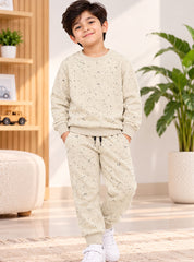 Boys Winter Set Creamy Speckle