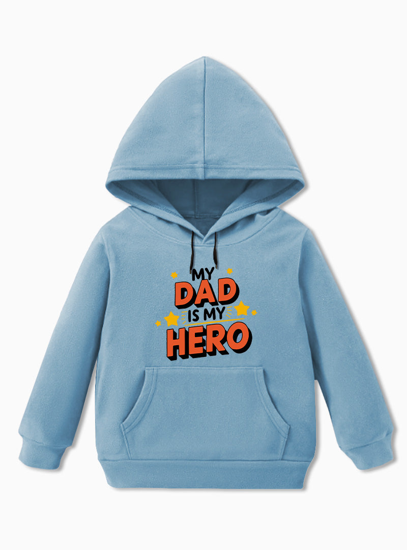 Soft fleece winter hoodie for kids
