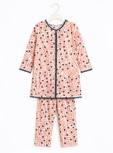 Girls Geometric Printed 2 Piece Suit