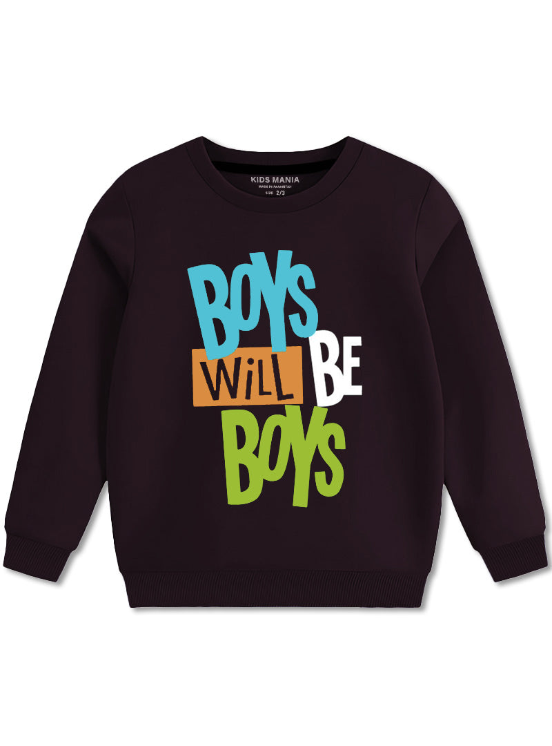 soft fleece warm sweatshirt for boys