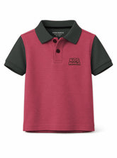 Boys Contrast Sleeve Polo Shirt