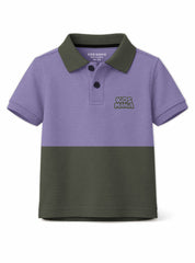Boys Color Block Polo Shirt