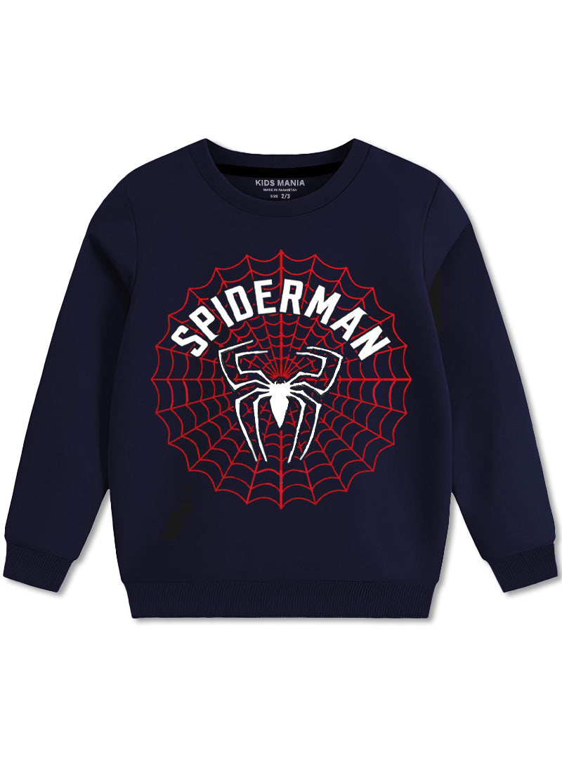 Soft and Warm Amazing Spiderman Fleece Sweatshirts For Boys
