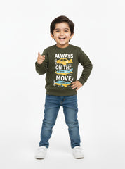 Always on The Move Sweatshirt For Boys