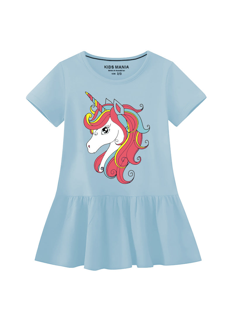 Cotton frock design idea for girls