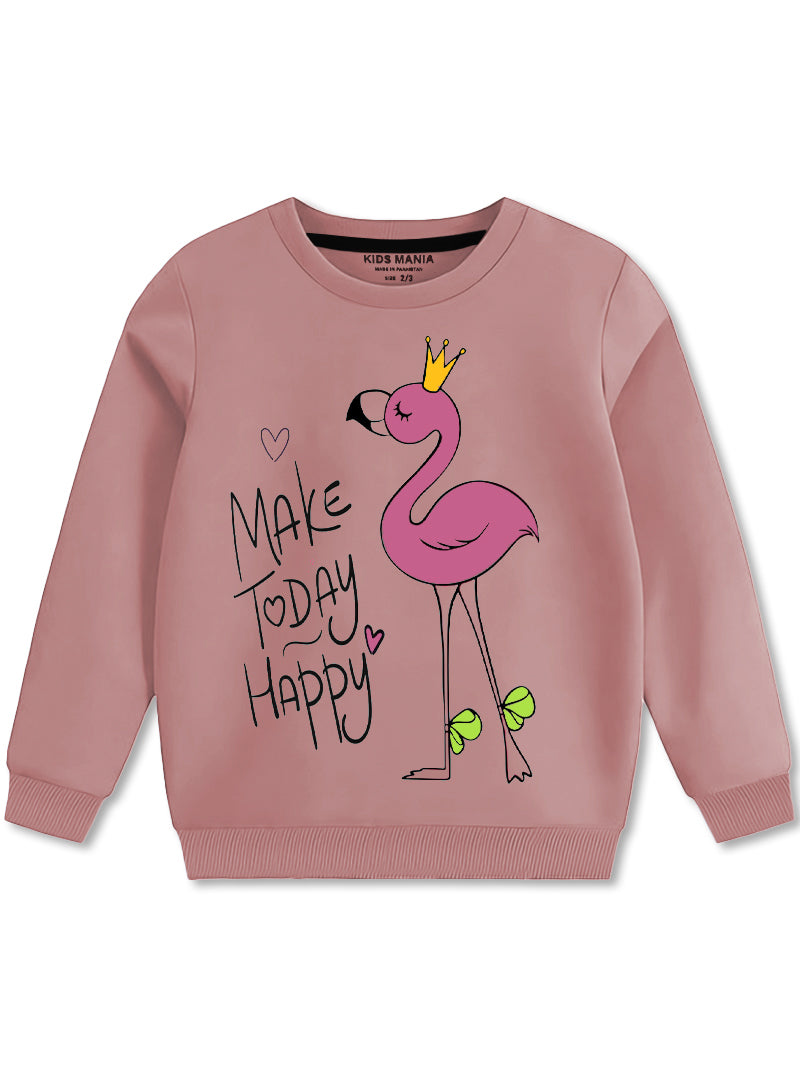 Cozy fleece sweatshirt for kids girls Lahore