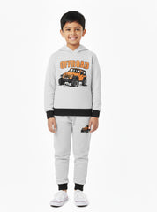 Jeep Adventure Off Road Winter Hoodie Set For Boys