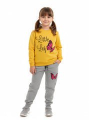 Little Lady Butterfly Featuring Tracksuit For Girls