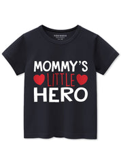 Boys Mommys Little Hero Graphic Tee