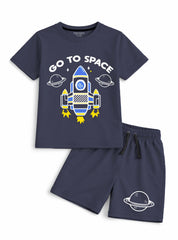 Boys Space Explorer Short Set