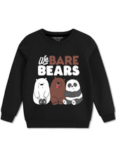 Adorable We Bare Bears Fleece Sweatshirt For Boys
