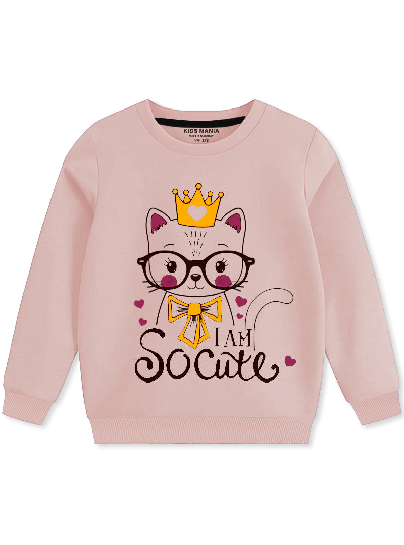 Trendy Fleece Sweatshirt for Children
