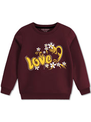 Cute & Warm Fleece Sweatshirt for girls