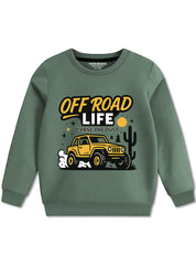 Off Road Life Adventure Sweatshirts For Boys