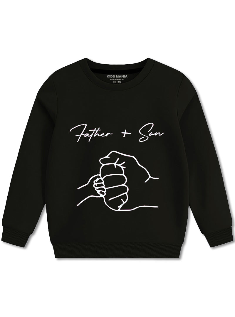 Father and Son Unity Together Sweatshirt For Boys