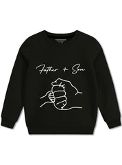 Father and Son Unity Together Sweatshirt For Boys