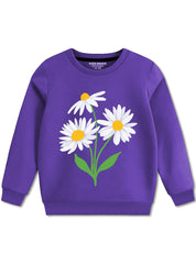 Daisy Flower Dreamscape Sweatshirt For Girls