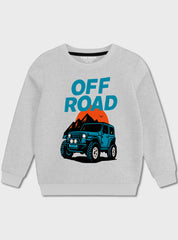 Off Road Jeep Adventure Warm Sweatshirt For Boys