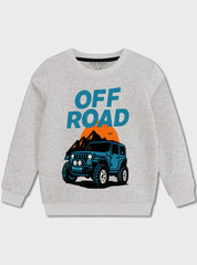 Off Road Jeep Adventure Warm Sweatshirt For Boys