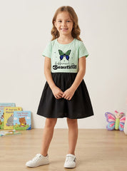 Girls Different Is Beautiful Butterfly Dress