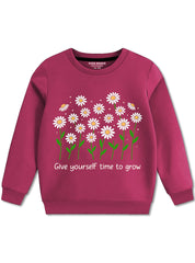 Growth Journey Embrace Your Time Sweatshirt For Girls