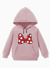 Girls Cherry Bow Hoodie