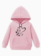 Girls Heart Bloom Hoodie