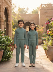 Kids Eucalyptus Rib Thermal Set