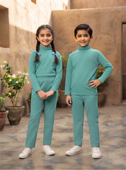 Kids Aqua Breeze Rib Thermal Set