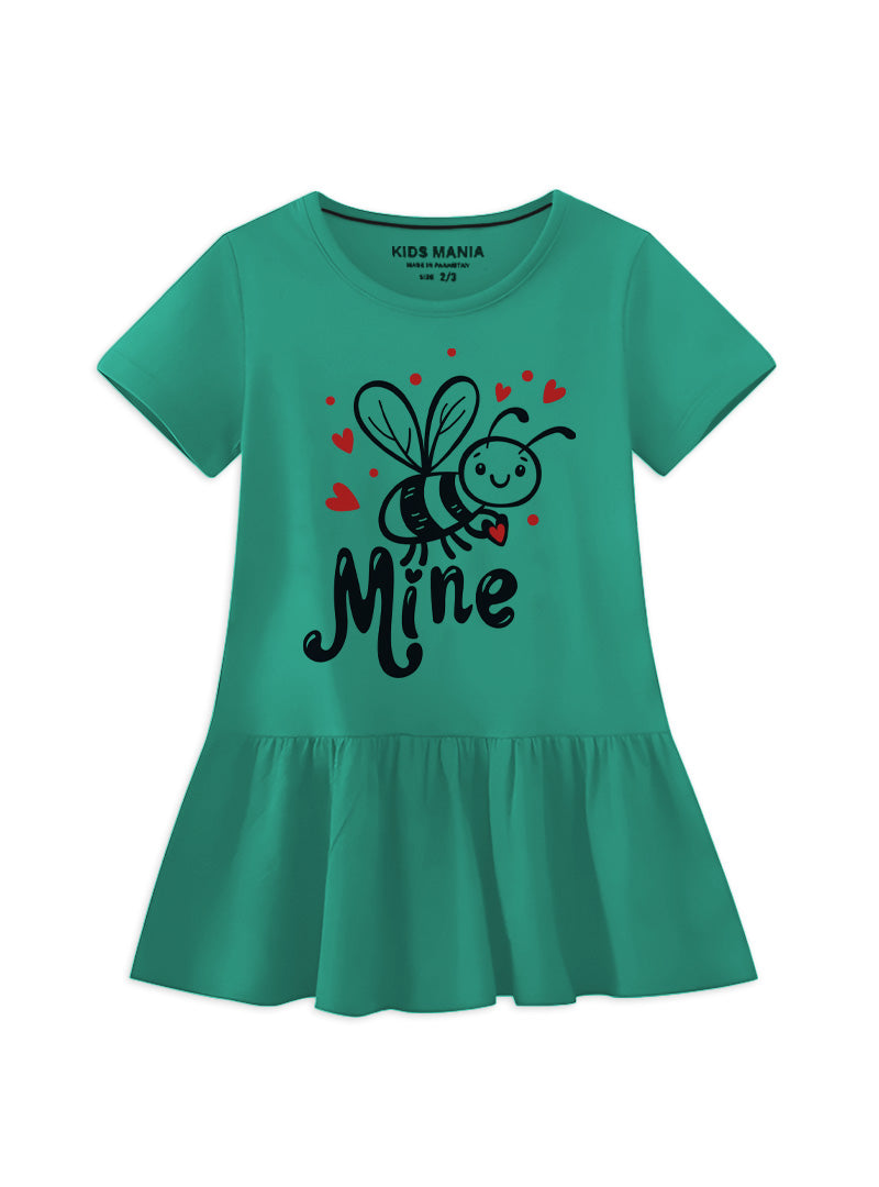 Be Mine Breathable Summer Frock For Girls