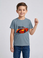Boys Go Fast Racing Car Graphic Tee