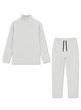 Kids Snow White Rib Thermal Set