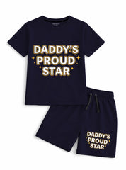 Boys Daddy’s Proud Star Co-Ord Set